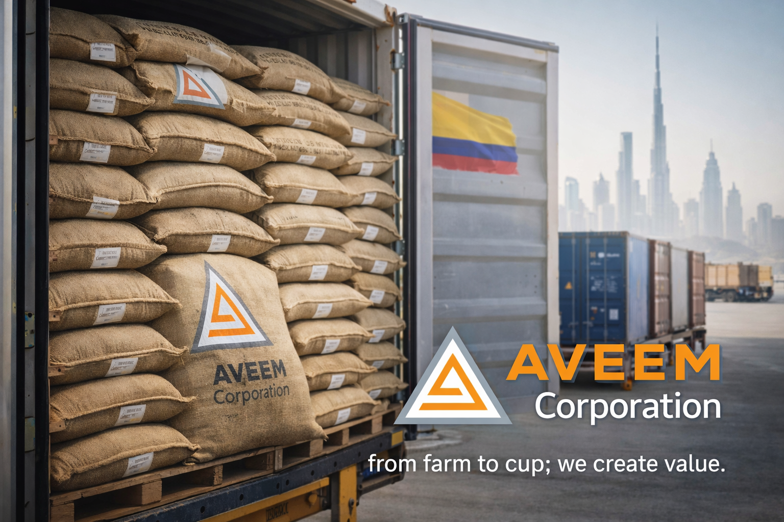 Aveem Opens Allocation for 100 Containers of Colombian Coffee