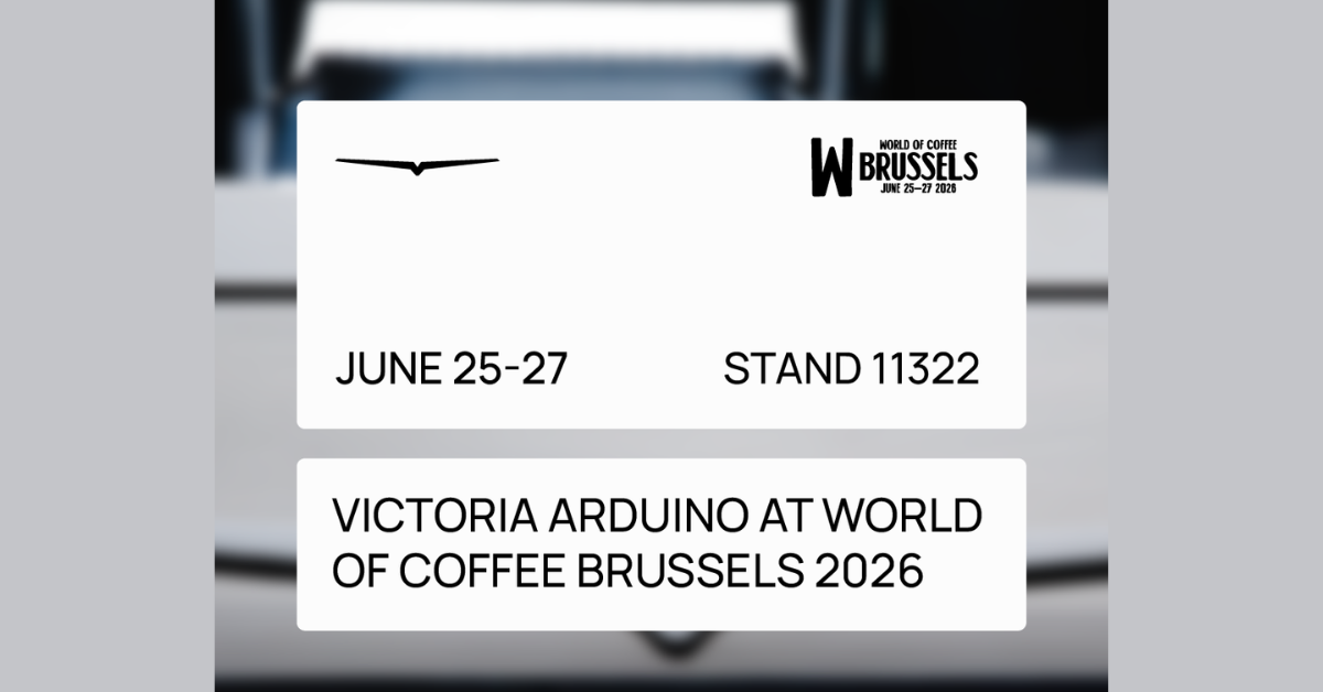 Victoria Arduino на выставке World of Coffee Brussels 2026: путешествие по происхождению, наследию и инновациям
